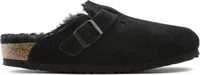 Birkenstock Boston Shearling Suede Black