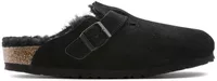 Birkenstock Boston Shearling Suede Black