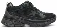 Black Leather Mesh Black Star