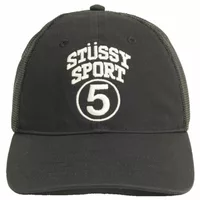 Stussy Sport 5 Trucker Cap Black