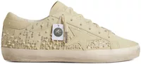 Super-Star Beige Suede Pearls Swarovski Crystals (W)