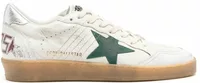 Golden Goose Ball-Star White Green Silver