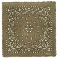 Cashmere Bandana Hachiko Bico Marl Khaki