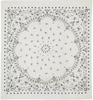 Kujten Extra Large Cashmere Bandana Effy White