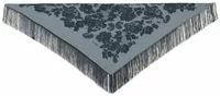 Bandana Heli Lace Fringes Flannel Grey