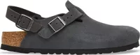 Birkenstock Tokio Suede Leather Charcoal