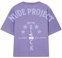 Block Tee Purple