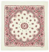 Large Bandana Hachiko Western Coral Red
