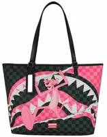 Pink Panther Tote/Shopper Bag Black/Pink