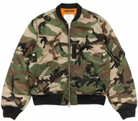 Stussy MA-1 Bomber Jacket Woodland Camo