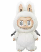 The Monsters Labubu Zimomo Angel in Clouds Figure + Tote Bag