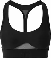Alo Yoga Rebel Mesh‑Trimmed Airlift Sports Bra Black