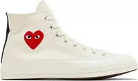 Converse Chuck Taylor All Star 70 Hi Comme des Garcons PLAY Single Heart Milk