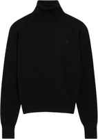 Ami De Coeur Turtle Neck Sweater Black/Black