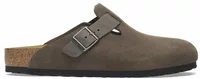 Boston Mixed Leather Concrete Gray