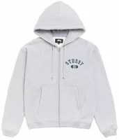 Varsity Zip Hoodie Grey Heather
