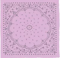 Kujten Extra Large Cashmere Bandana Effy Morning Pink