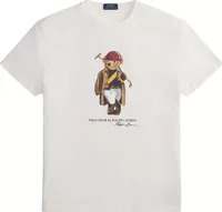 Custom Slim Fit Polo Bear Jersey T-Shirt White Society Bear