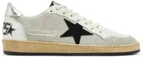 Golden Goose Ball-Star White Leather Distressed