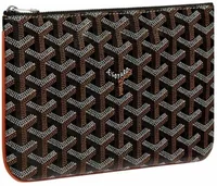 Goyard Sénat PM Pouch Black Tan