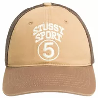 Stussy Sport 5 Trucker Cap Khaki