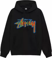 Stussy Thermal Stock Hoodie Black