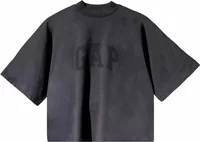 Yeezy Gap Engineered by Balenciaga Cropped Dove No Seam Tee Black