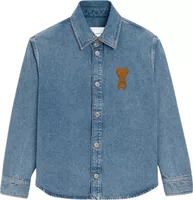 Ami Paris Ami De Coeur Overshirt Blue