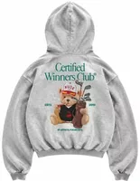 Winner Hoodie Grey Melange