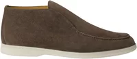 Loro Piana Open Walk Ankle Boot Suede Warm Gray