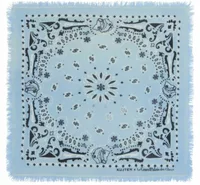 Small Cashmere Bandana Hachi Ice Palace