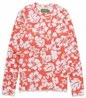 Denim Tears Cotton Wreath Thermal Long Sleeve Hibiscus Orange