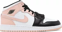Nike Air Jordan 1 Mid Crimson Tint Toe (GS)