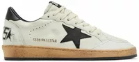 Golden Goose Ball-Star White Nappa with Black Star