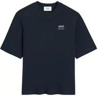 Logo Embroidered T-shirt Navy Blue