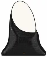Shoulder Bag Black Croc