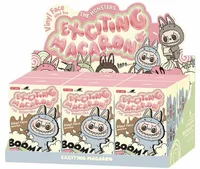 Pop Mart Labubu The Monsters Tasty Macarons Vinyl Face Sealed Case (6 Blind Boxes)