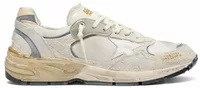 Beige Suede Mesh White Star Beige Heel Tab