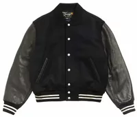 Stussy Wool Varsity Jacket Black