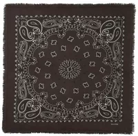 Cashmere Bandana Hachiko Bico Brown