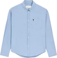 Ami Paris Ami De Coeur Boxy Shirt Blue