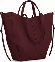 Polène Cyme Tote Edition Textured Black Cherry