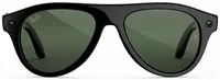Ray-Ban Meta Aviator Gen 3 AI Smart Glasses Transitions Graphite Green Lens Shiny Black