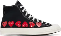 Converse Chuck Taylor All Star 70 Hi Comme des Garcons PLAY Multi-Heart Black