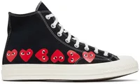 Converse Chuck Taylor All Star 70 Hi Comme des Garcons PLAY Multi-Heart Black