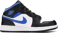 Nike Air Jordan 1 Mid White Black Royal (GS)