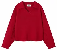 Gunner Knit Sweater Red