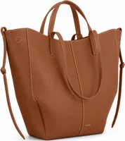 Polène Cyme Tote Edition Textured Camel