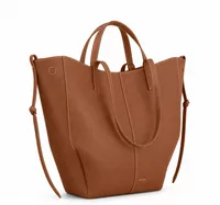 Polène Cyme Tote Edition Textured Camel