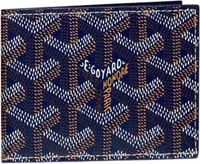 Goyard Insert Victoire Card Wallet Navy Blue